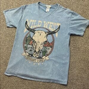 Altar'd State Blue Wild West Tee